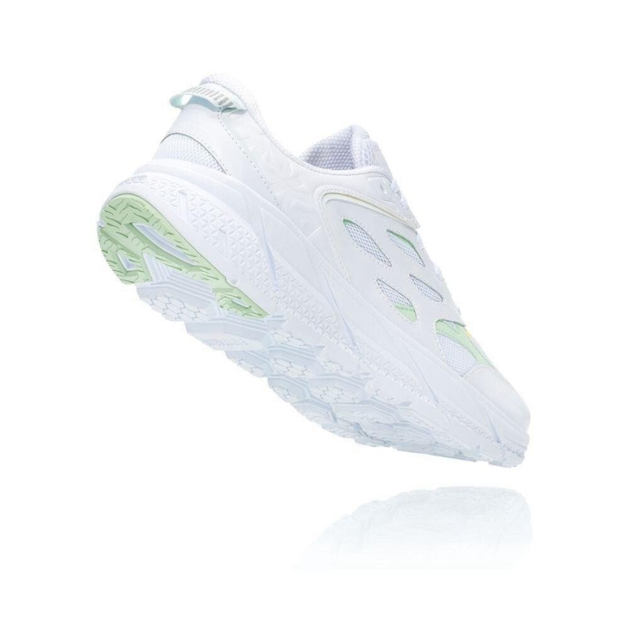 Men's Hoka Clifton L Walking Shoes White | US97CVUKJ