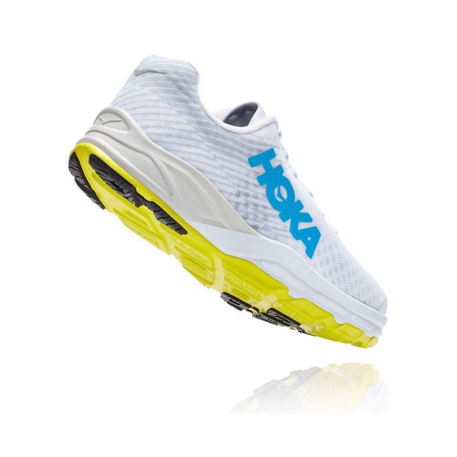 Men's Hoka EVO Carbon Rocket Road Running Shoes White | US71UEHOX