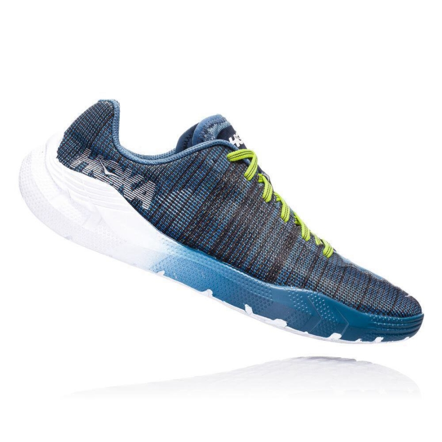 Men's Hoka EVO Rehi Road Running Shoes Blue | US90ZWKRH