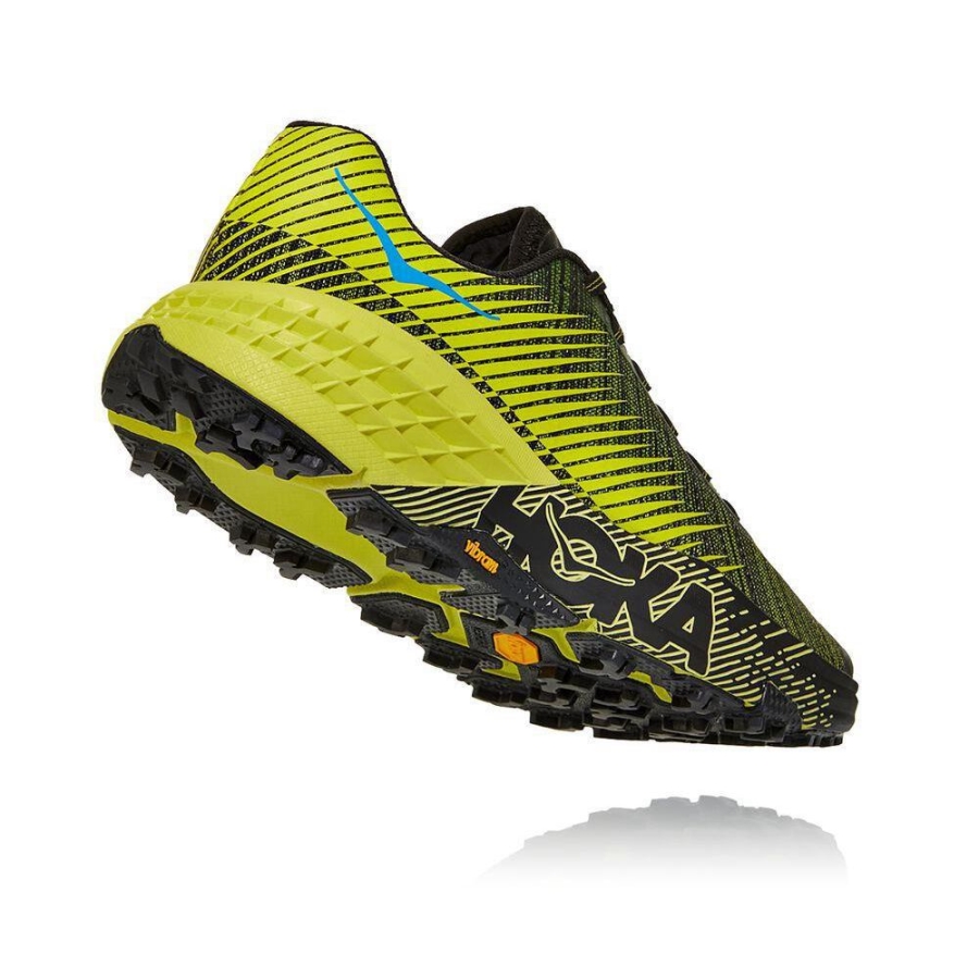 Men's Hoka EVO Speedgoat Sneakers Yellow / Black | US93PMBFK