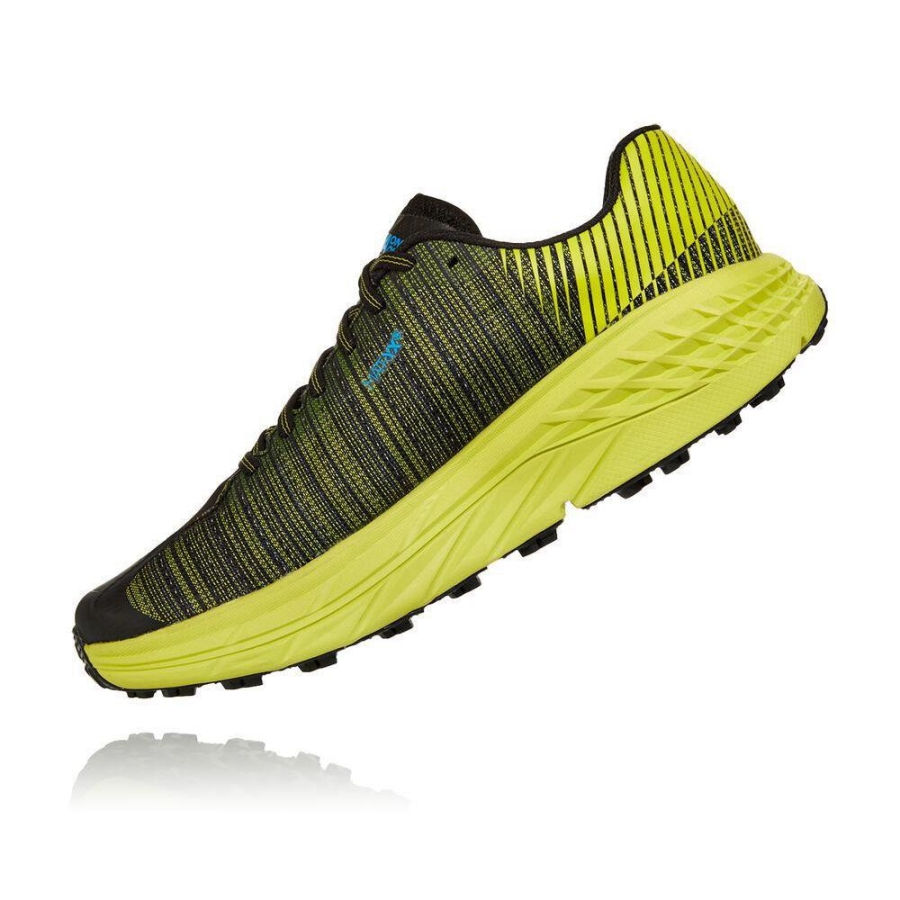 Men's Hoka EVO Speedgoat Sneakers Yellow / Black | US93PMBFK