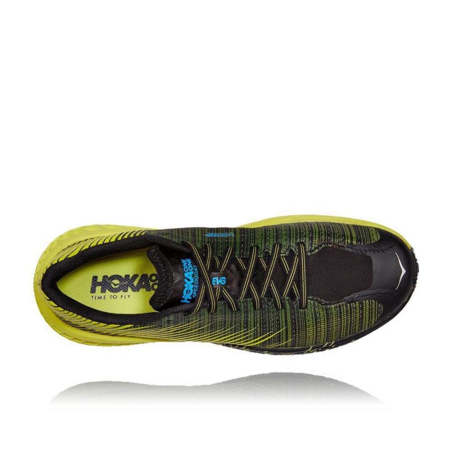 Men's Hoka EVO Speedgoat Sneakers Yellow / Black | US93PMBFK