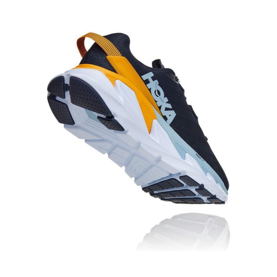 Men's Hoka Elevon 2 Road Running Shoes Navy / Gold | US28HJYLP