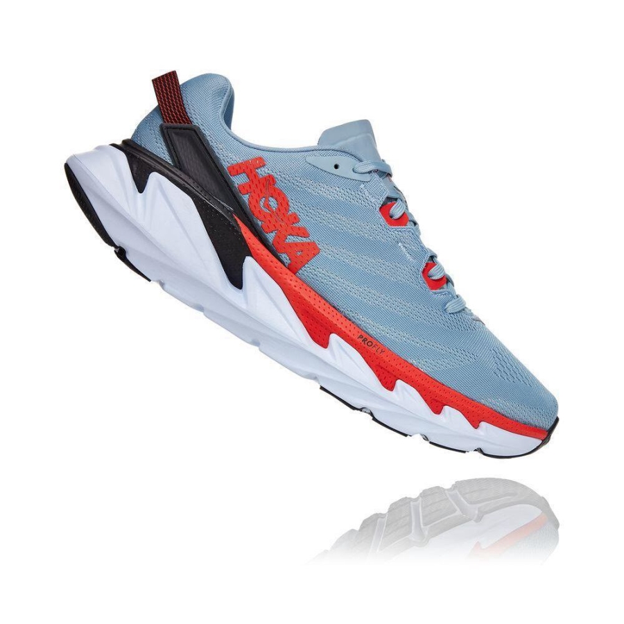 Men's Hoka Elevon 2 Training Shoes Blue / Red | US12QLEUF