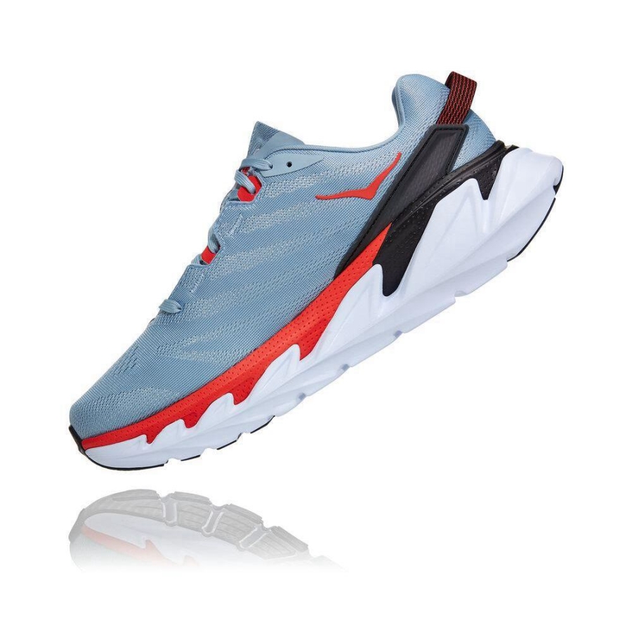 Men's Hoka Elevon 2 Training Shoes Blue / Red | US12QLEUF