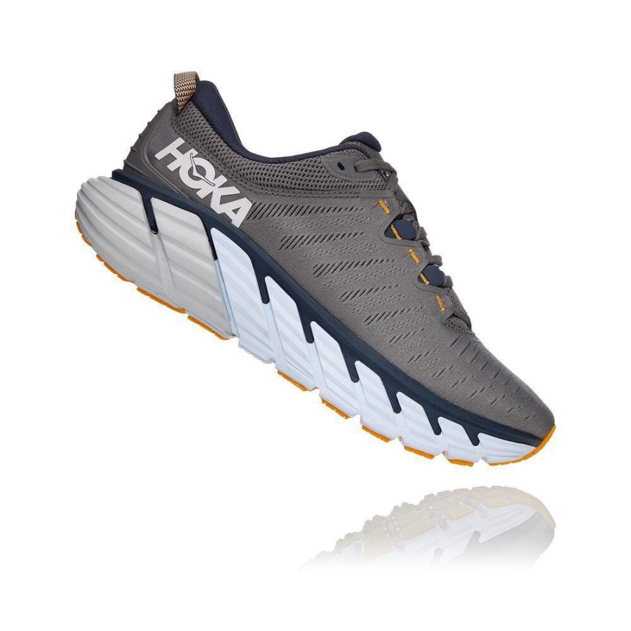 Men's Hoka Gaviota 3 Training Shoes Grey | US45PQVOW