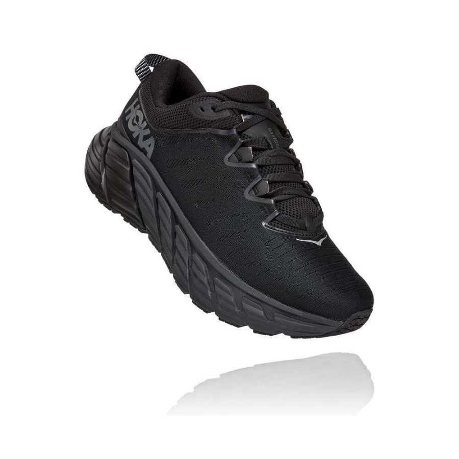 Men\'s Hoka Gaviota 3 Walking Shoes Black | US51IEXGH