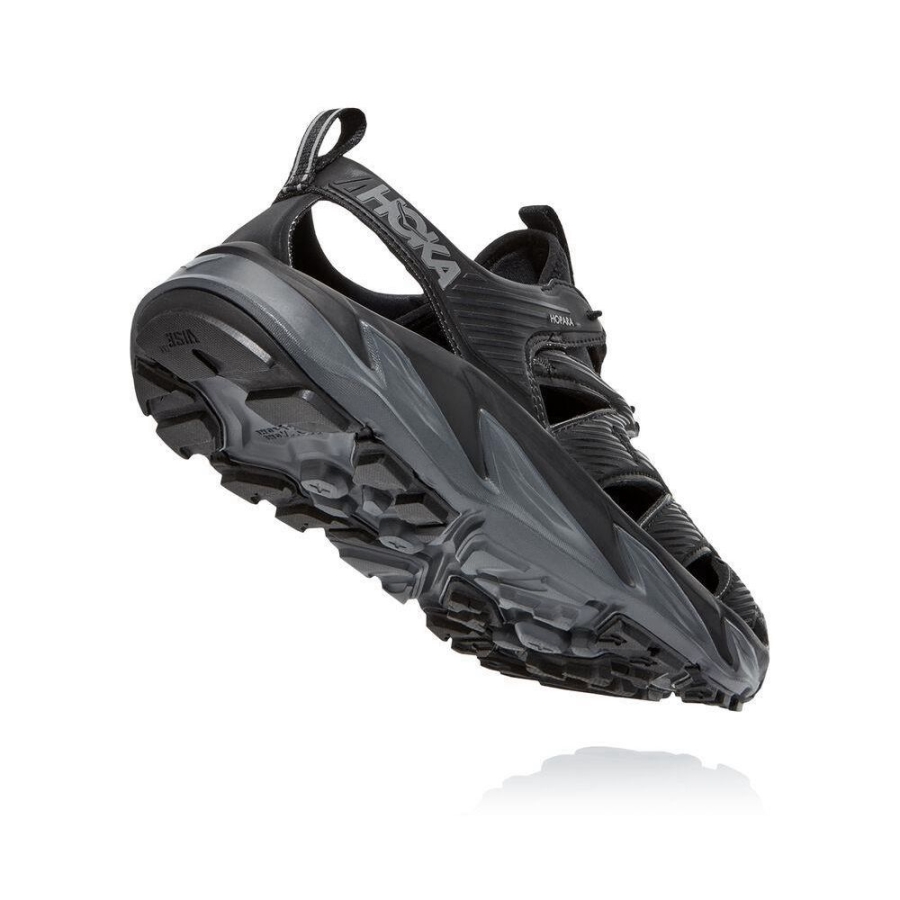 Men's Hoka Hopara Hiking Sandals Black | US45EPVKS