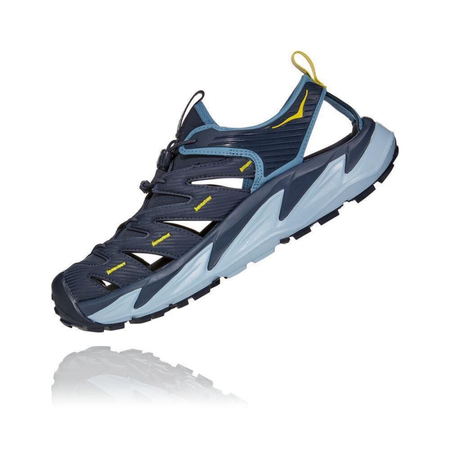 Men's Hoka Hopara Hiking Sandals Navy | US90FHZCI