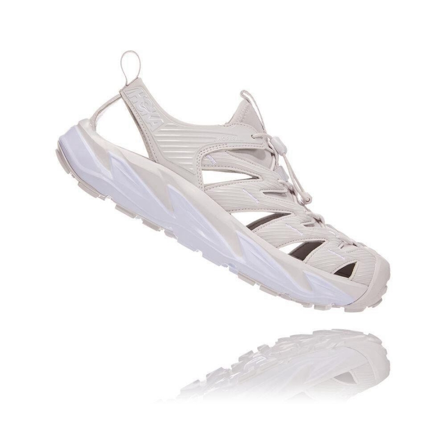 Men's Hoka Hopara Hiking Sandals White | US14CWQVS