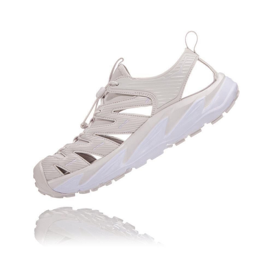 Men's Hoka Hopara Hiking Sandals White | US14CWQVS