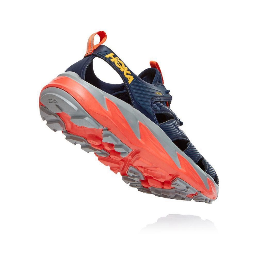 Men's Hoka Hopara Sneakers Navy / Red | US26WQGCO