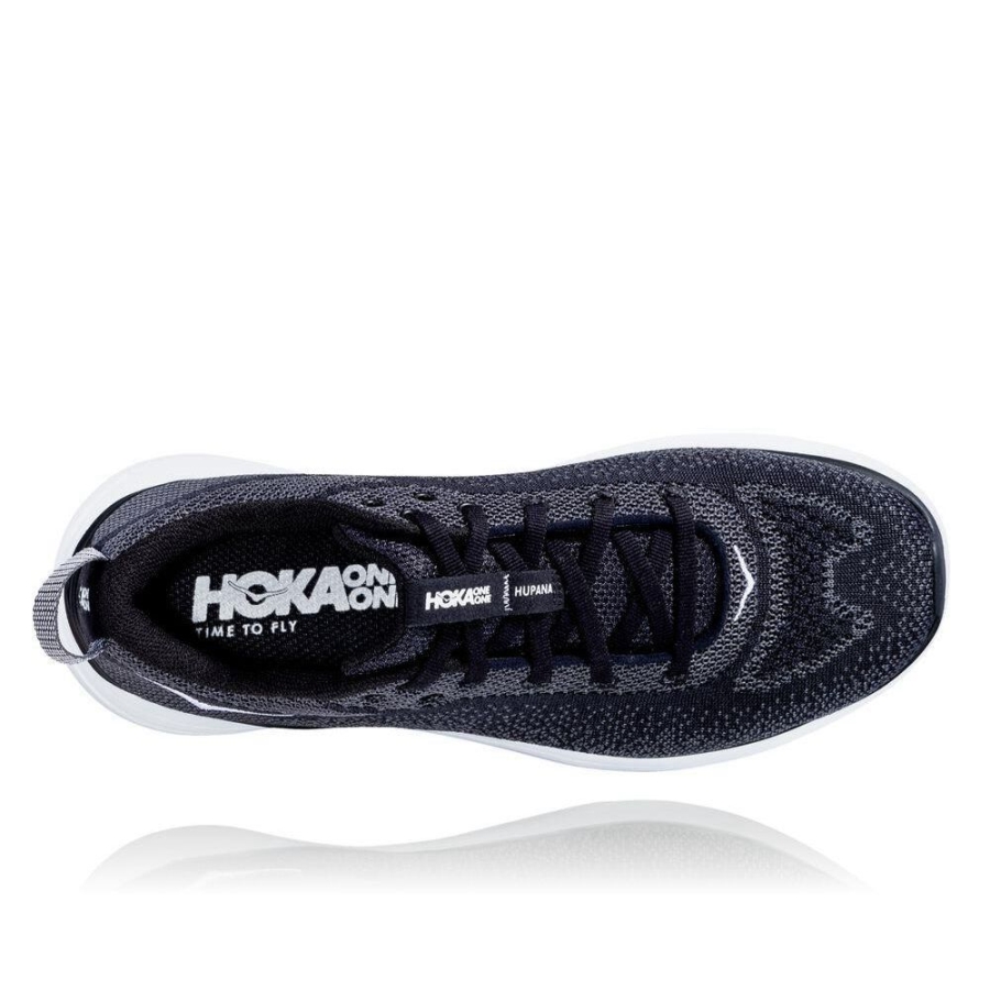 Men's Hoka Hupana Flow Road Running Shoes Black / Grey | US04PKXUN