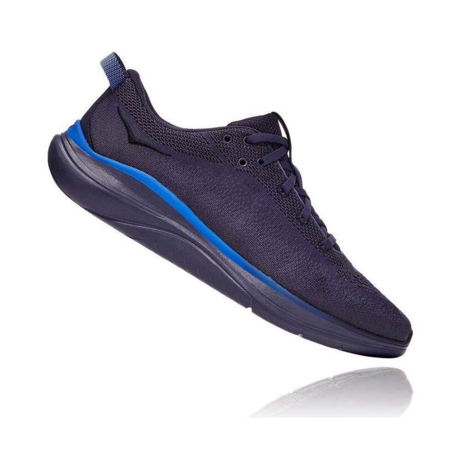 Men's Hoka Hupana Flow Road Running Shoes Navy | US48ROFYA