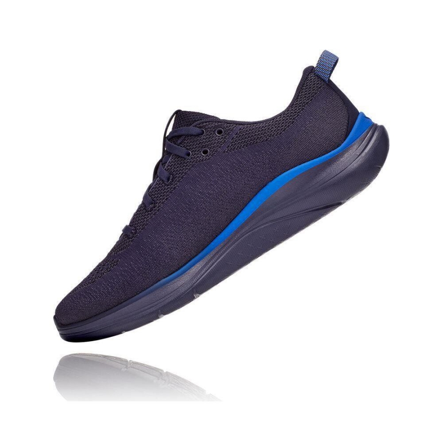 Men's Hoka Hupana Flow Road Running Shoes Navy | US48ROFYA