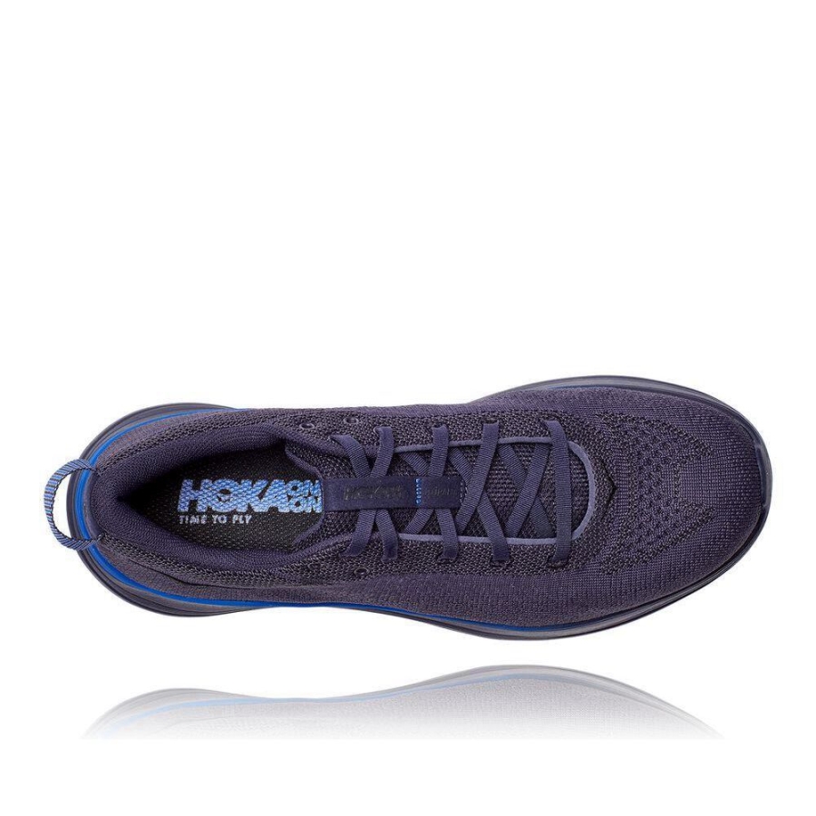 Men's Hoka Hupana Flow Road Running Shoes Navy | US48ROFYA