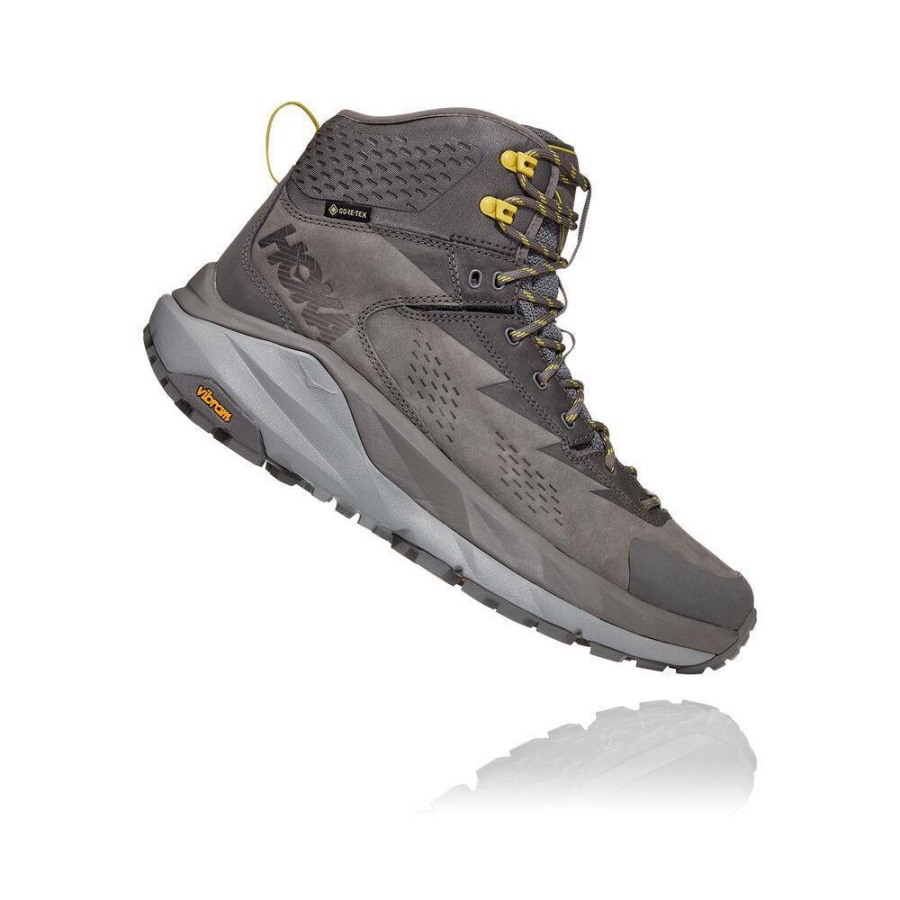 Men's Hoka Kaha GTX Sneakers Grey | US67NVGBC