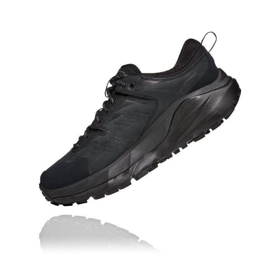 Men's Hoka Kaha Low GTX Sneakers Black / Grey | US98FSRQG