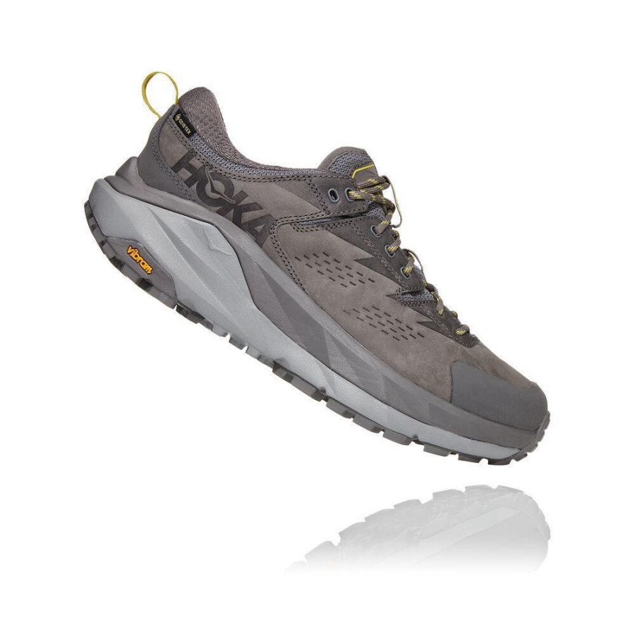 Men's Hoka Kaha Low GTX Sneakers Grey | US98QRWNP