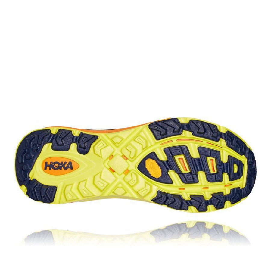 Men's Hoka Mafate Speed 3 Sneakers Yellow / Orange | US76ZCQTF