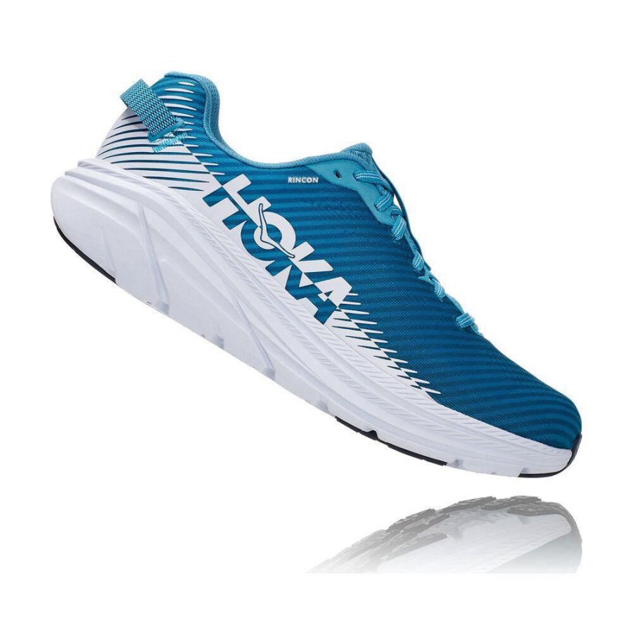 Men's Hoka Rincon 2 Sneakers Blue / White | US02SLVZP