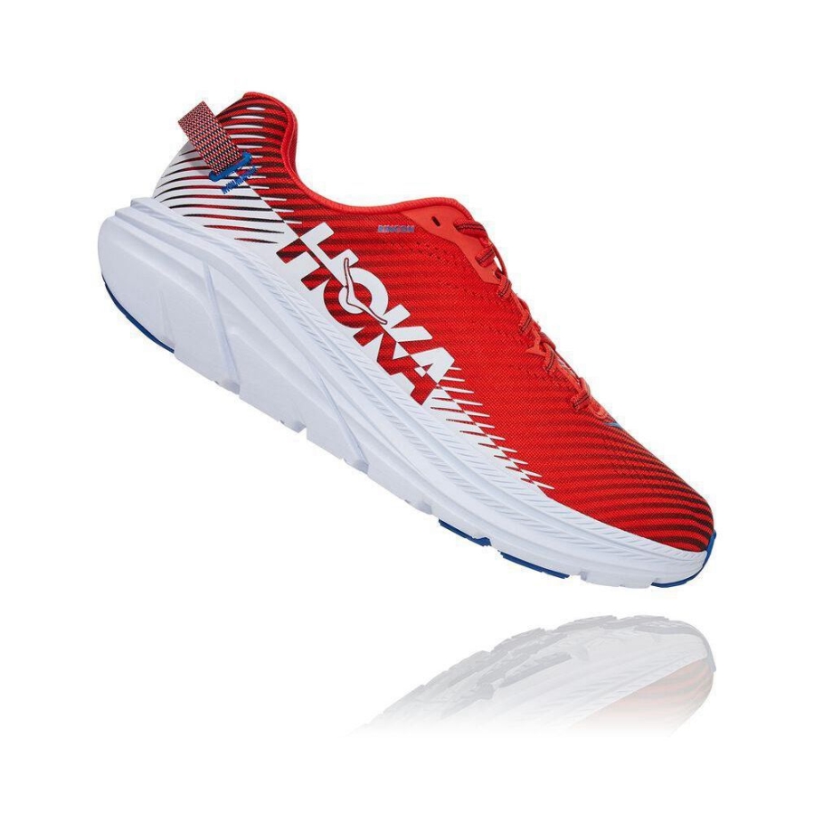 Men's Hoka Rincon 2 Sneakers Red | US18CTBVO