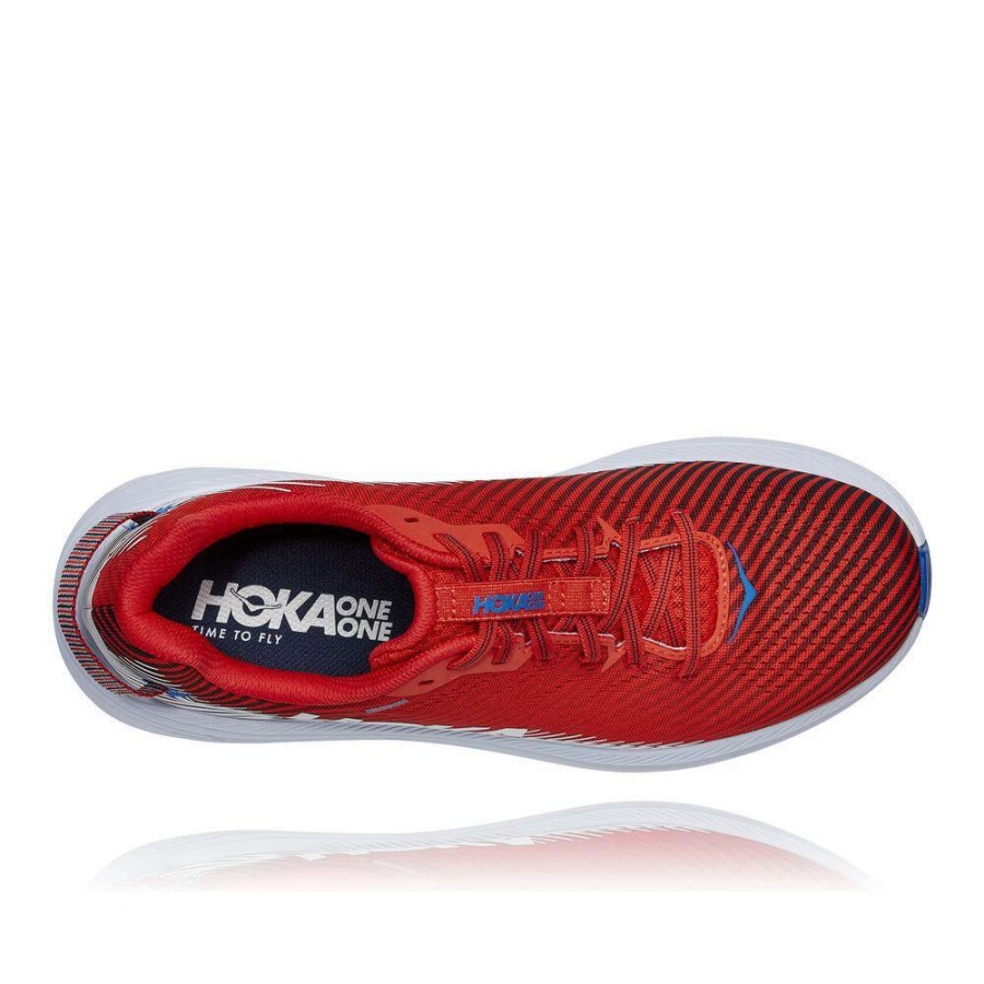 Men's Hoka Rincon 2 Sneakers Red | US18CTBVO