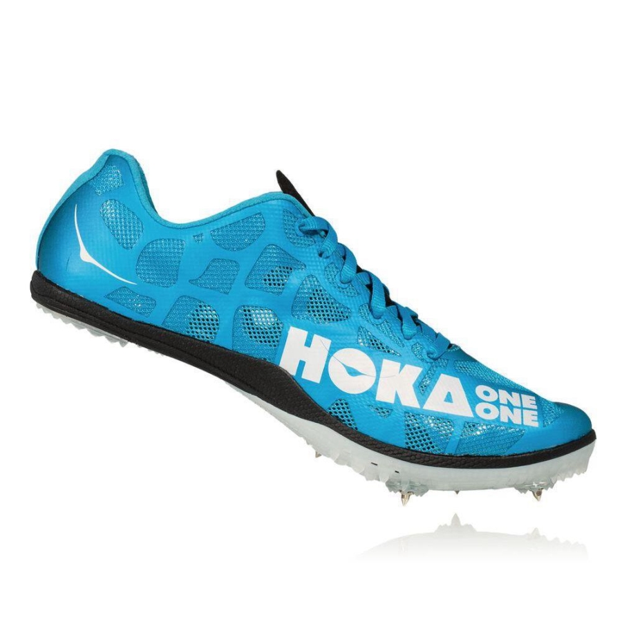 Men's Hoka Rocket MD Spikes Shoes Blue | US29BLDWP