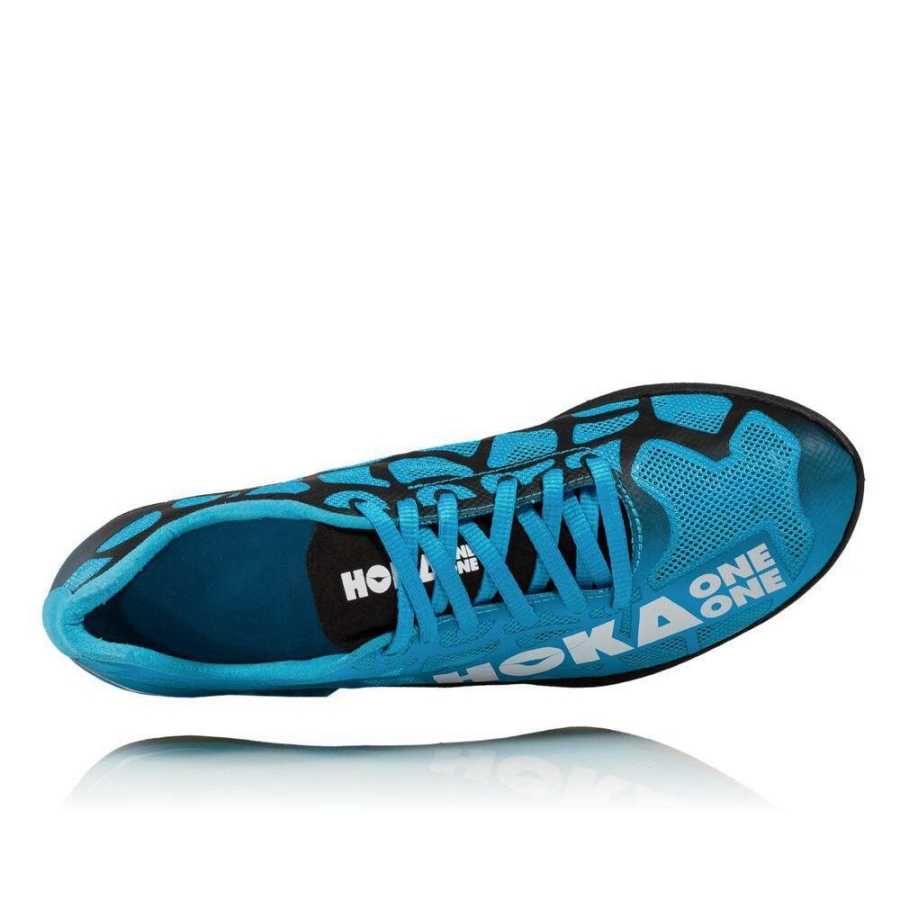 Men's Hoka Rocket MD Spikes Shoes Blue | US29BLDWP