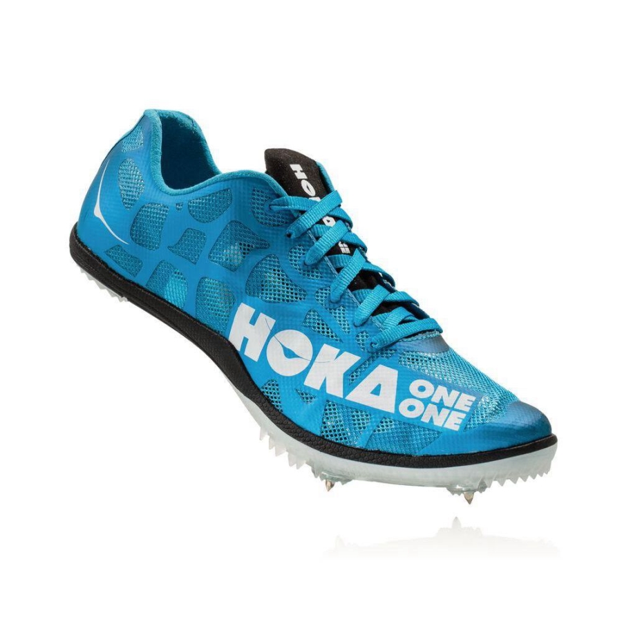 Men\'s Hoka Rocket MD Spikes Shoes Blue | US29BLDWP