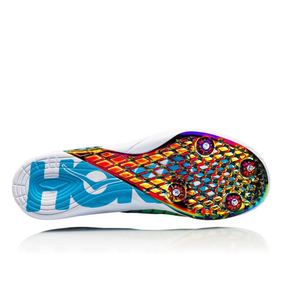 Men's Hoka Speed EVO R Spikes Shoes Multicolor | US08JLIHD