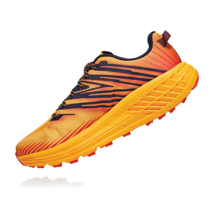 Men's Hoka Speedgoat 4 Running Shoes Yellow | US50NQECA