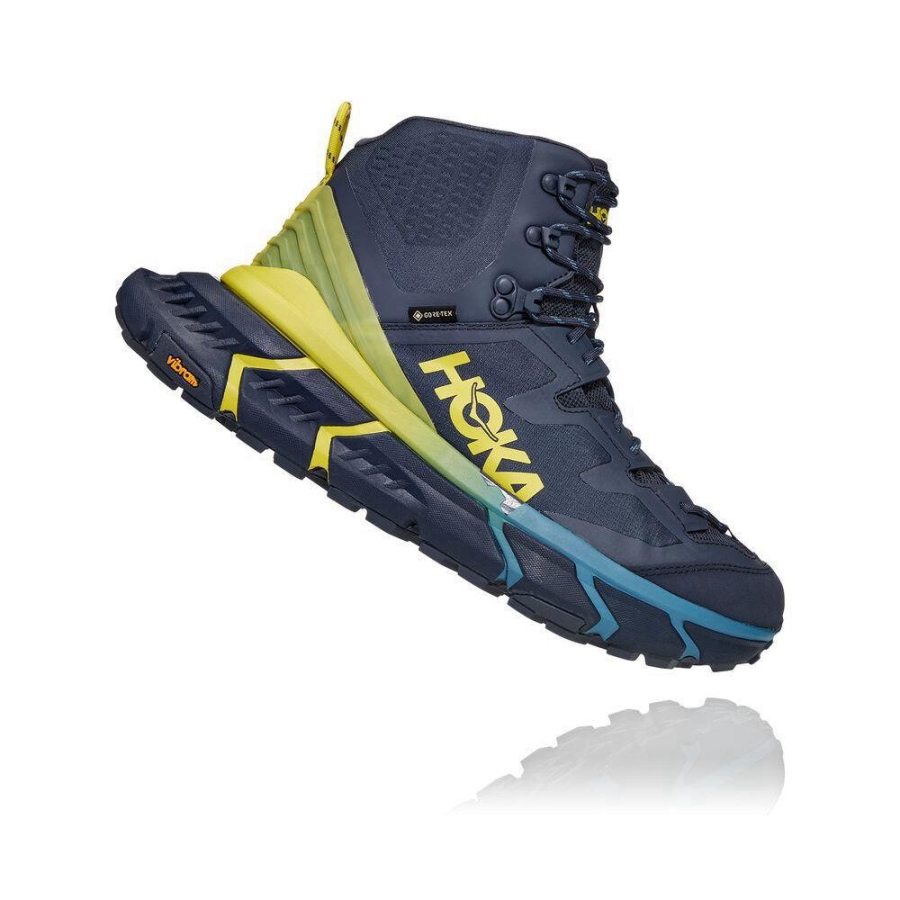 Men's Hoka TenNine Hike GTX Running Shoes Navy | US14TWFHA