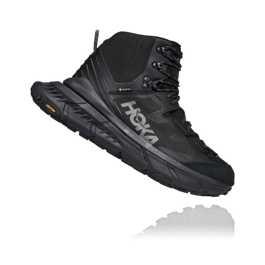 Men's Hoka TenNine Hike GTX Running Shoes Black | US68LDWQZ