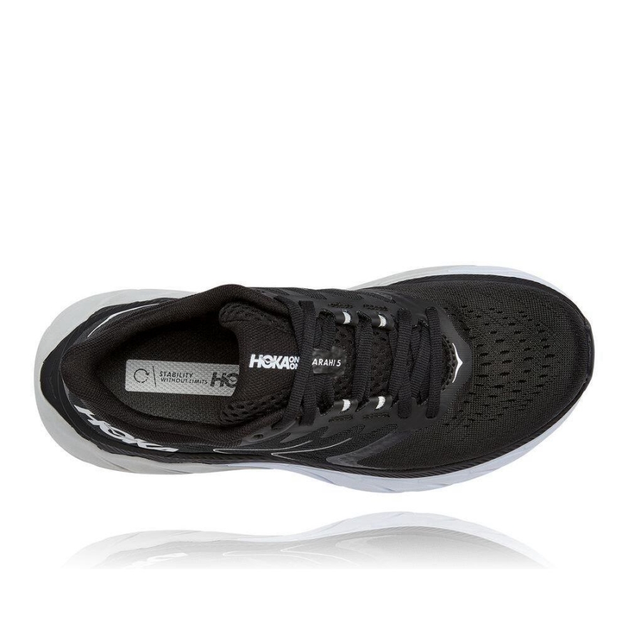 Women's Hoka Arahi 5 Walking Shoes Black | US64GSBLK