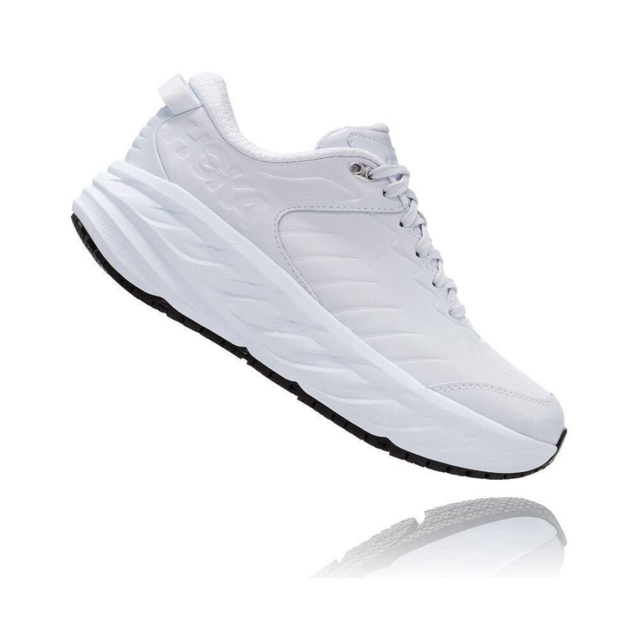 Women's Hoka Bondi SR Road Running Shoes White | US39INFTU