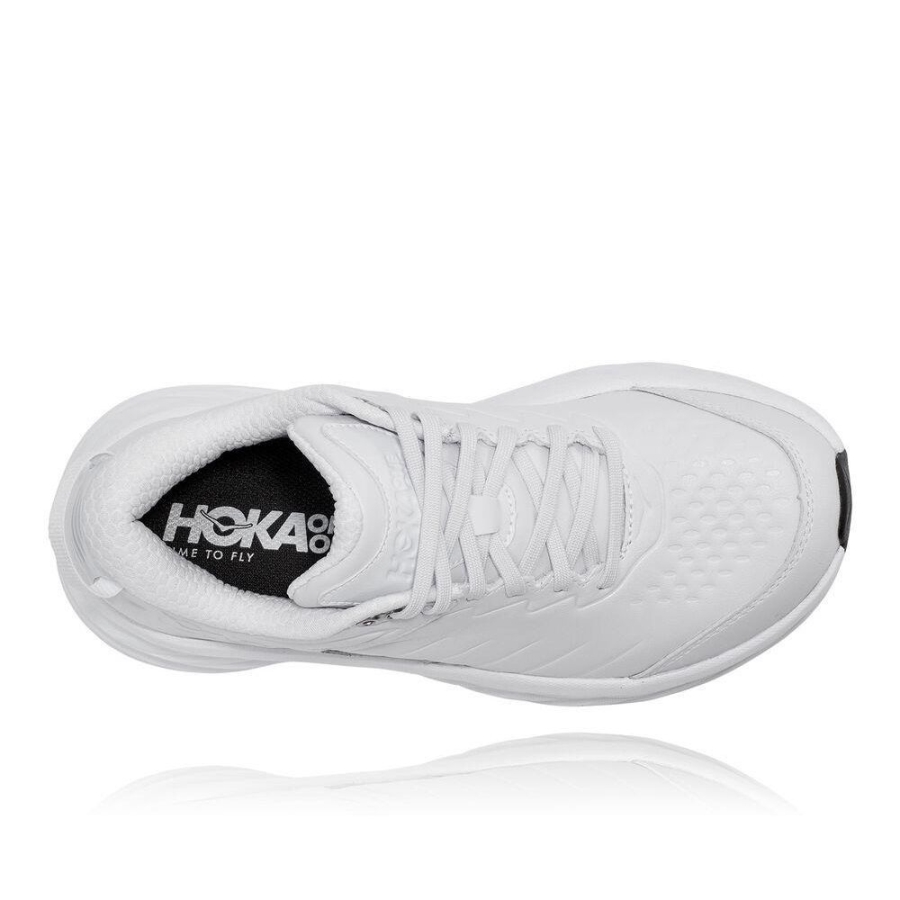 Women's Hoka Bondi SR Road Running Shoes White | US39INFTU