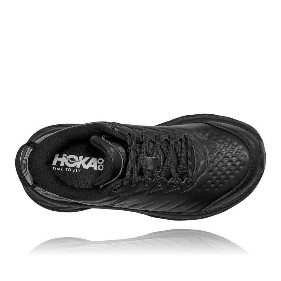 Women's Hoka Bondi SR Road Running Shoes Black | US95LYOGB