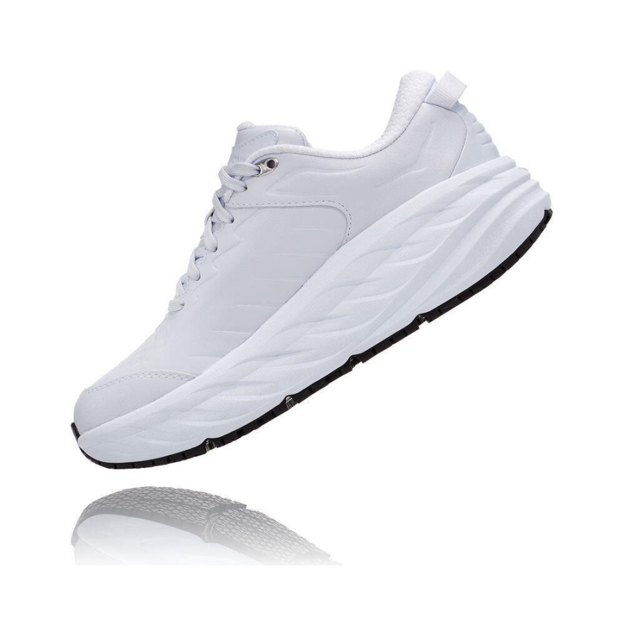 Women's Hoka Bondi SR Walking Shoes White | US52EZWYL