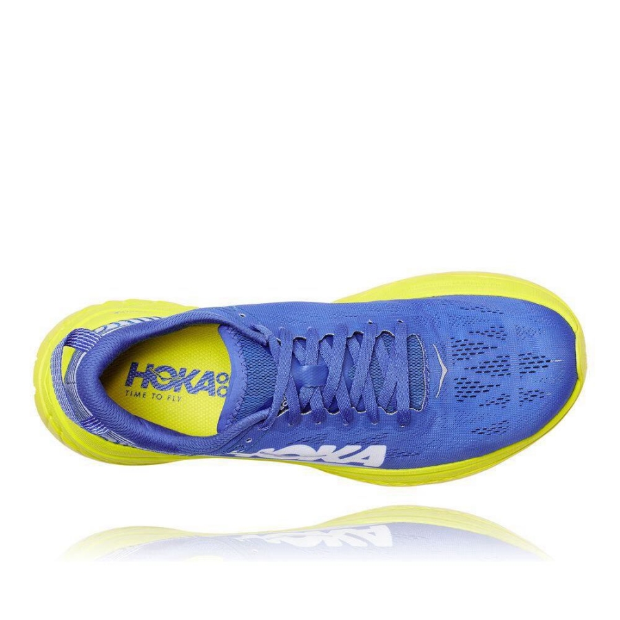 Women's Hoka Carbon X Road Running Shoes Blue | US29SBFAP