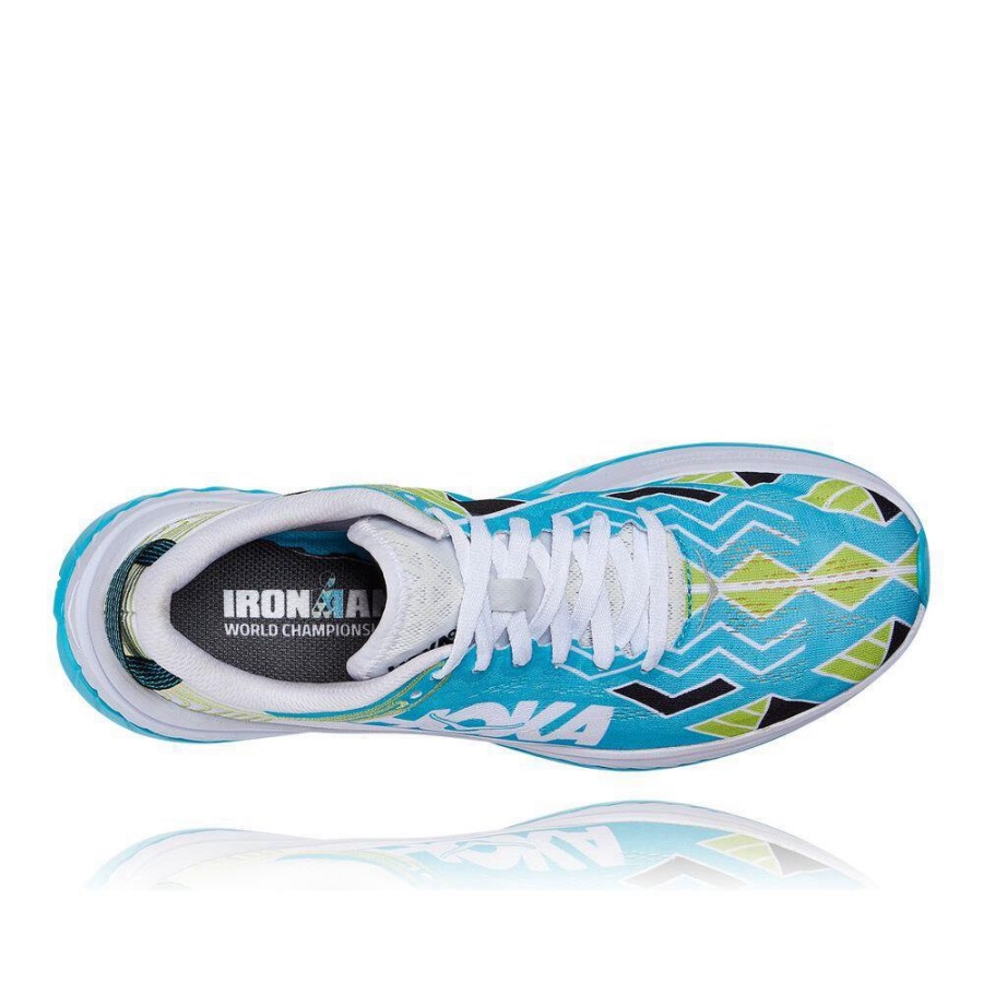 Women's Hoka Carbon X Road Running Shoes Blue / White | US56QSENZ