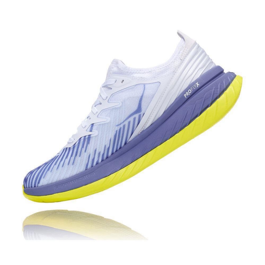 Women's Hoka Carbon X-SPE Sneakers White / Blue | US97WTDSX