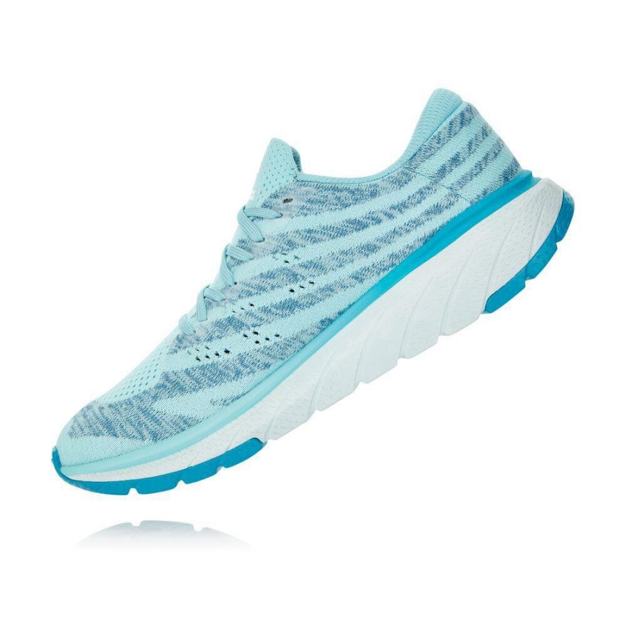 Women's Hoka Cavu 3 Road Running Shoes Blue | US17XYVZT