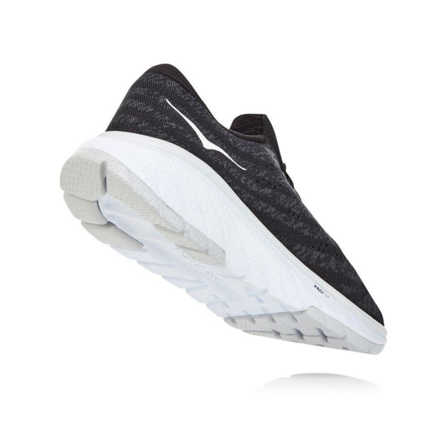 Women's Hoka Cavu 3 Road Running Shoes Black / Grey | US63ZJXTW