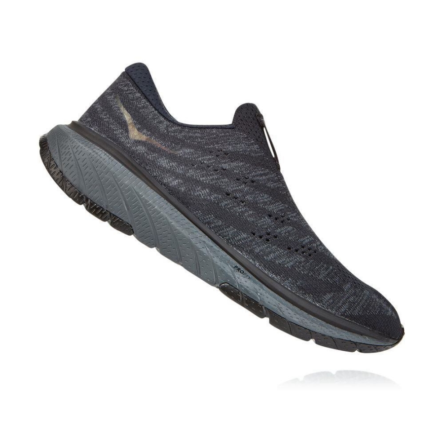 Women's Hoka Cavu 3 Road Running Shoes Black / Dark Grey | US70VDSXC