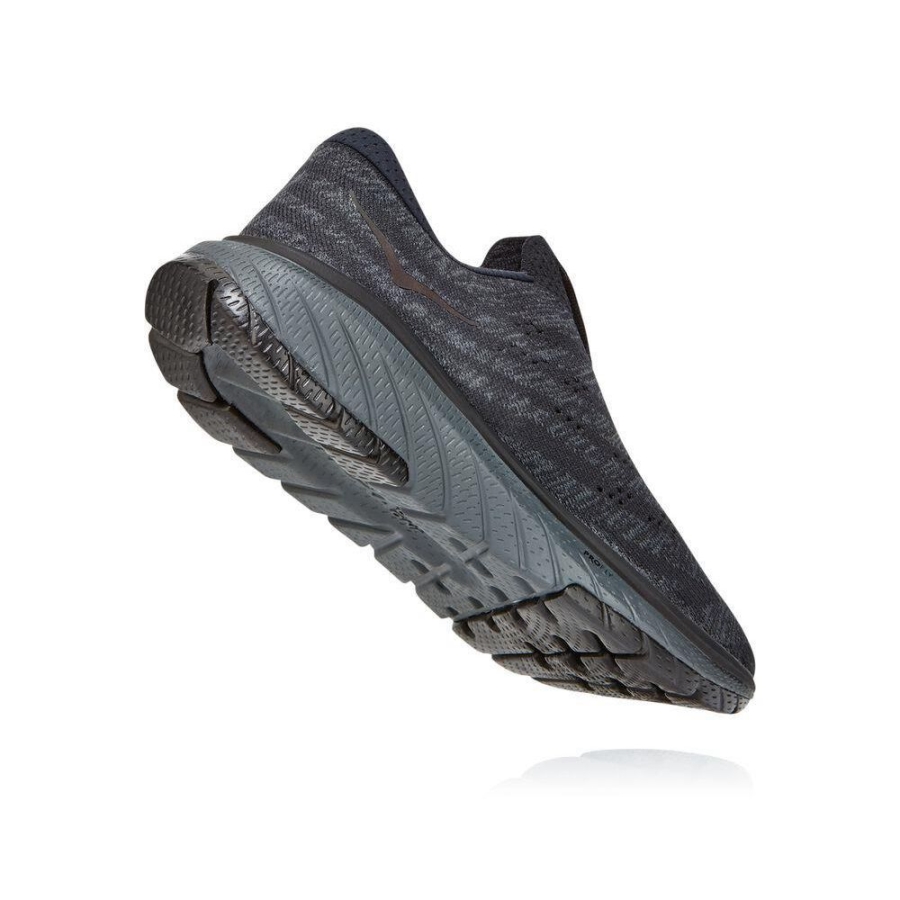 Women's Hoka Cavu 3 Road Running Shoes Black / Dark Grey | US70VDSXC