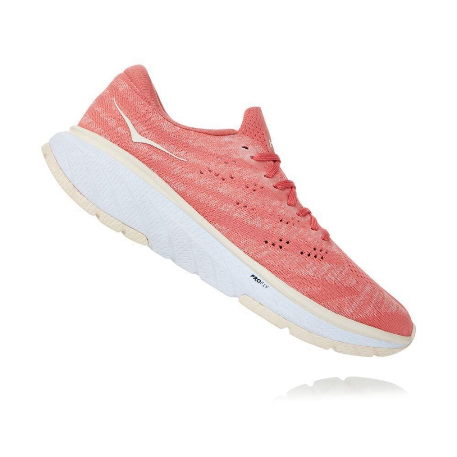 Women's Hoka Cavu 3 Road Running Shoes Pink | US40DLYHV