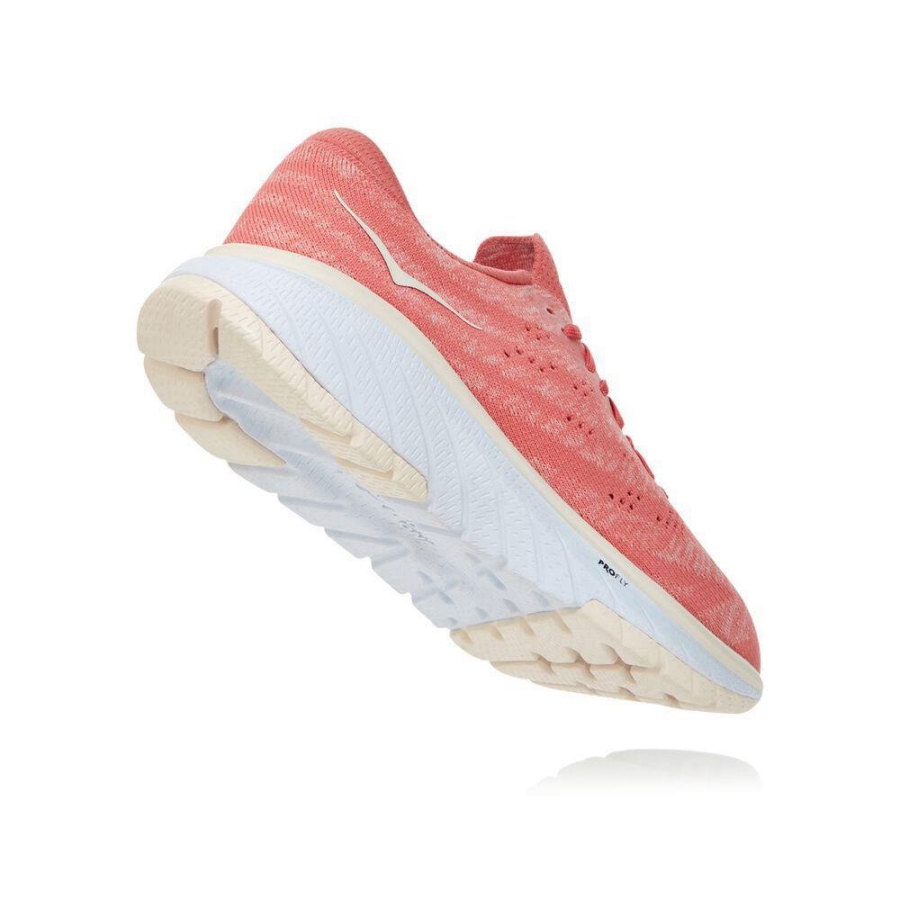 Women's Hoka Cavu 3 Road Running Shoes Pink | US40DLYHV