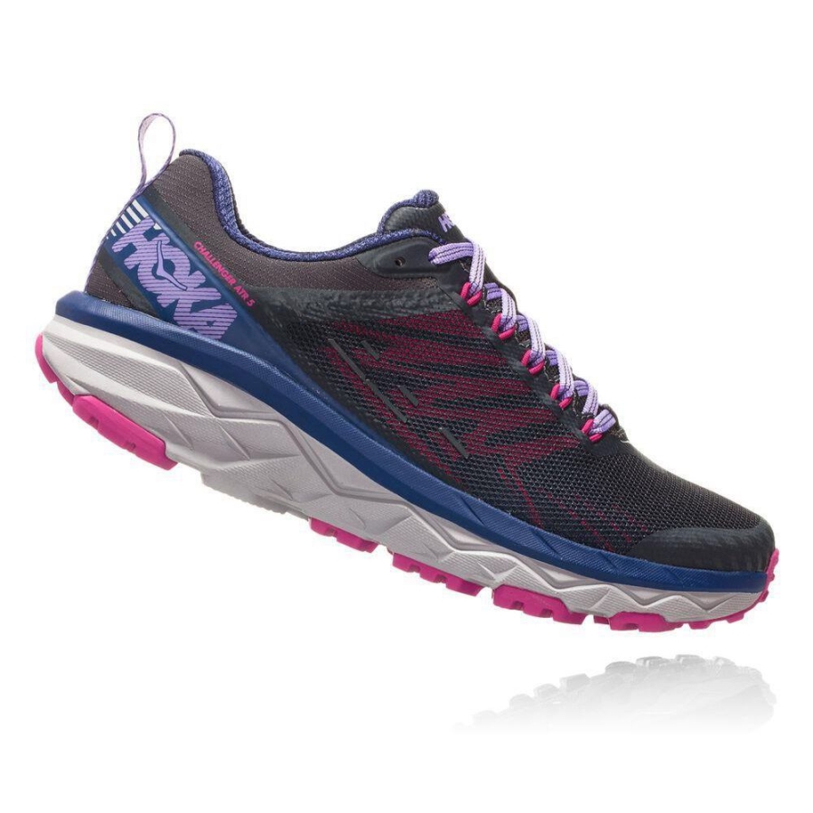 Women's Hoka Challenger ATR 5 Trail Running Shoes Black | US75RTUQZ