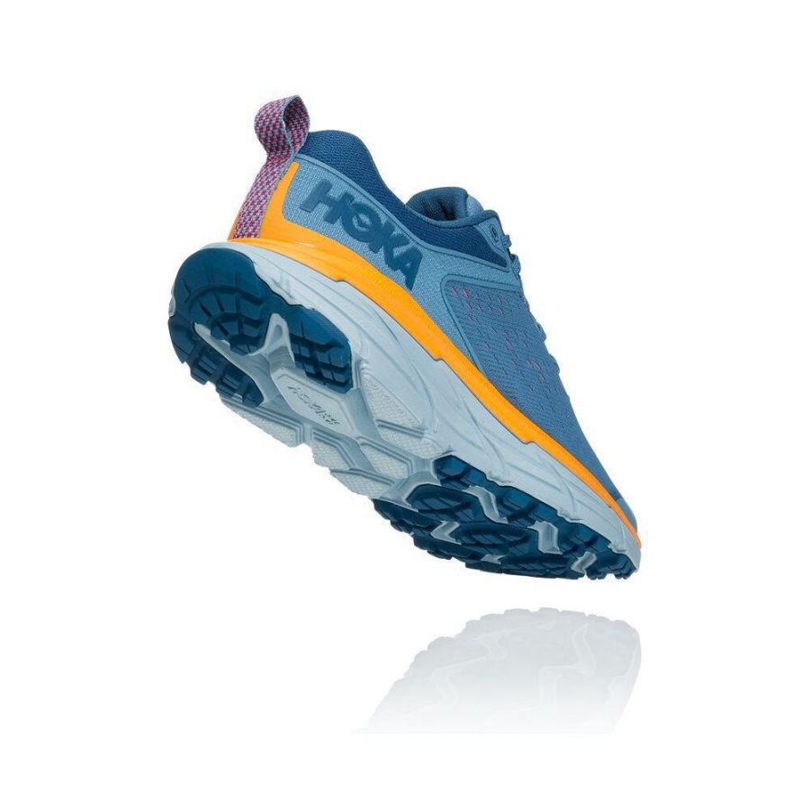 Women's Hoka Challenger ATR 6 Trail Running Shoes Blue / Yellow | US94WZRSO